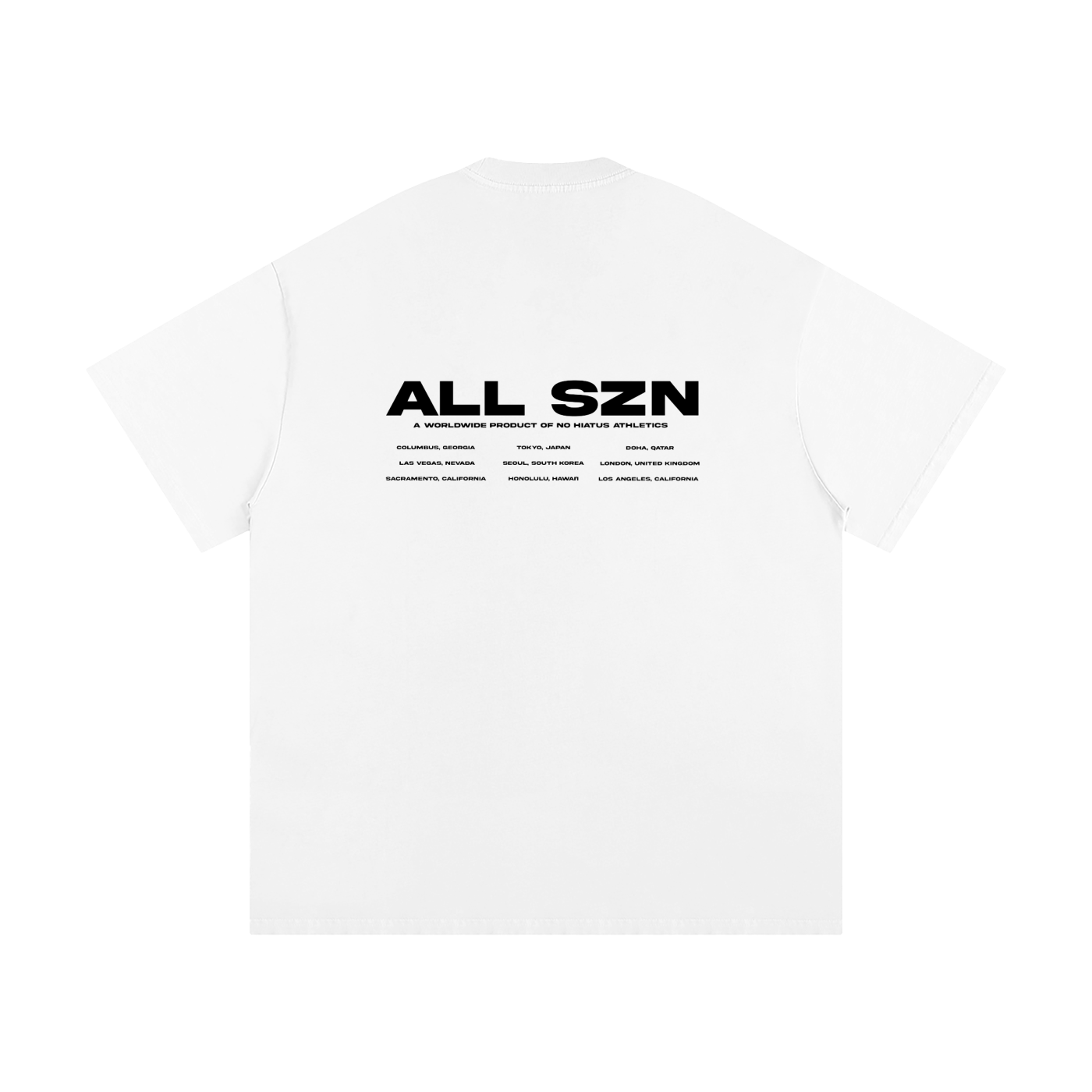 ALL SZN White Tee