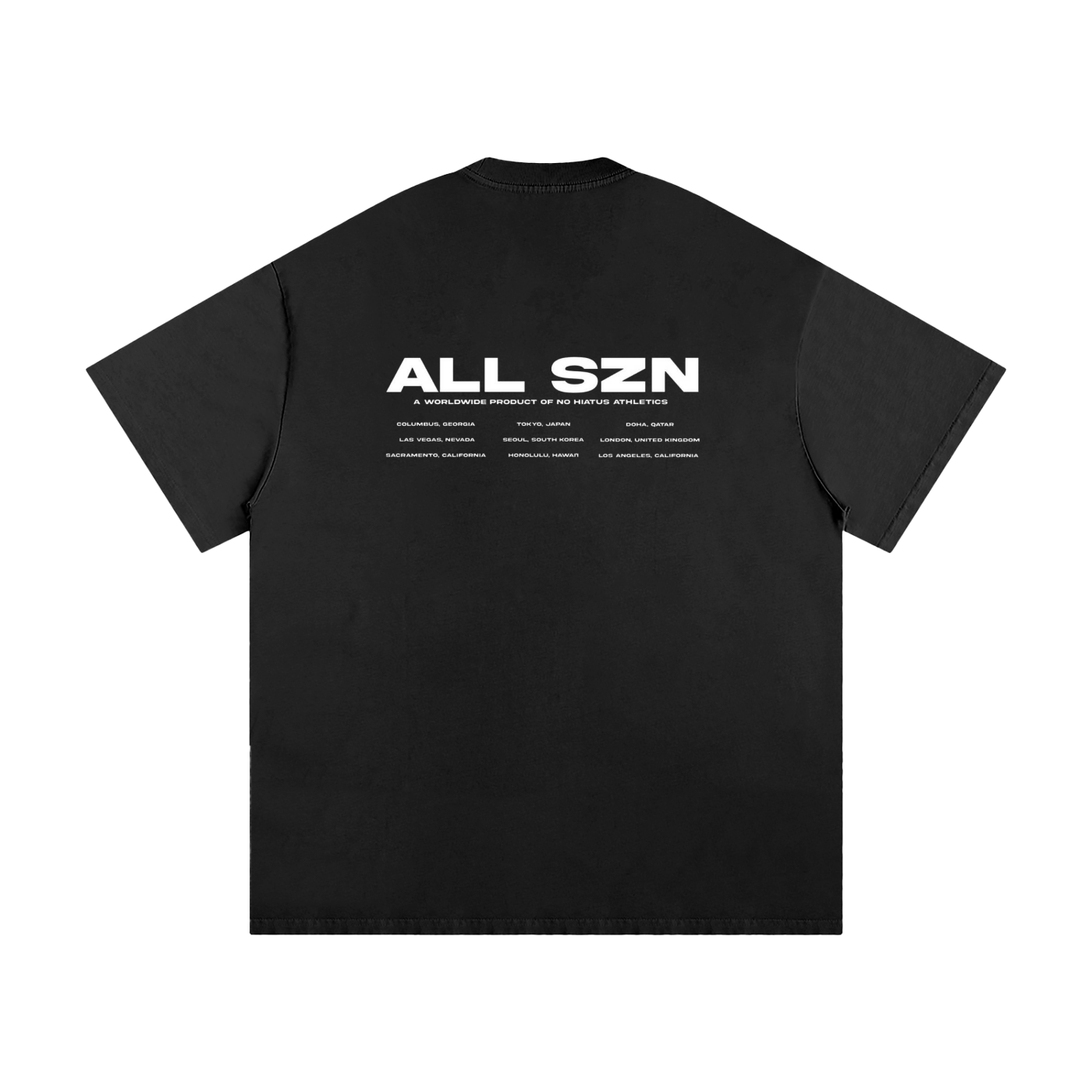ALL SZN Black Tee